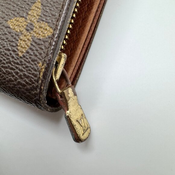 Louis Vuitton Tresor Bifold Wallet Porte Monnaie Vier Monogram Canvas Brown OS - Picture 6 of 13